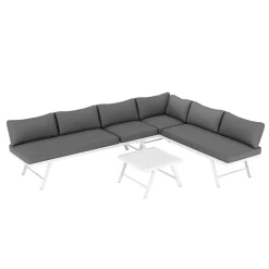 Lounge CALVI multifunktional anthrazit/weiss