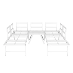 Lounge CALVI multifunktional anthrazit/weiss