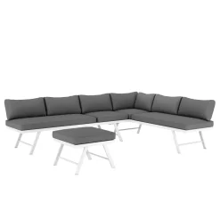 Lounge CALVI multifunktional anthrazit/weiss