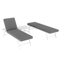 Lounge CALVI multifunktional anthrazit/weiss