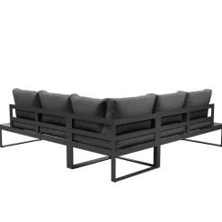 Lounge CAMILA anthrazit/schwarz