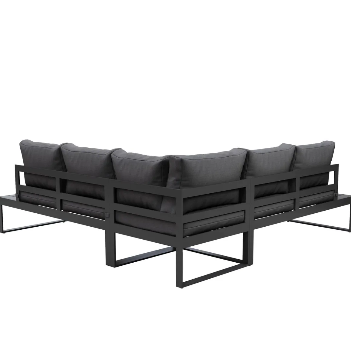 Lounge CAMILA anthrazit/schwarz