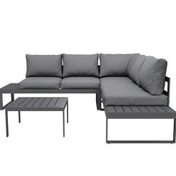Lounge CAMILA anthrazit/schwarz