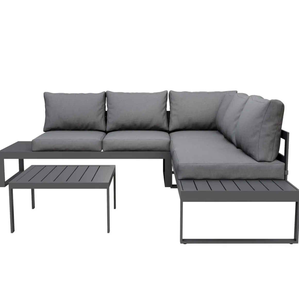 Lounge CAMILA anthrazit/schwarz