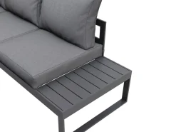 Lounge CAMILA anthrazit/schwarz