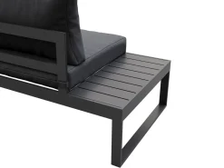 Lounge CAMILA anthrazit/schwarz