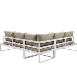 Lounge CAMILA beige/weiss/braun