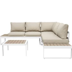 Lounge CAMILA beige/weiss/braun