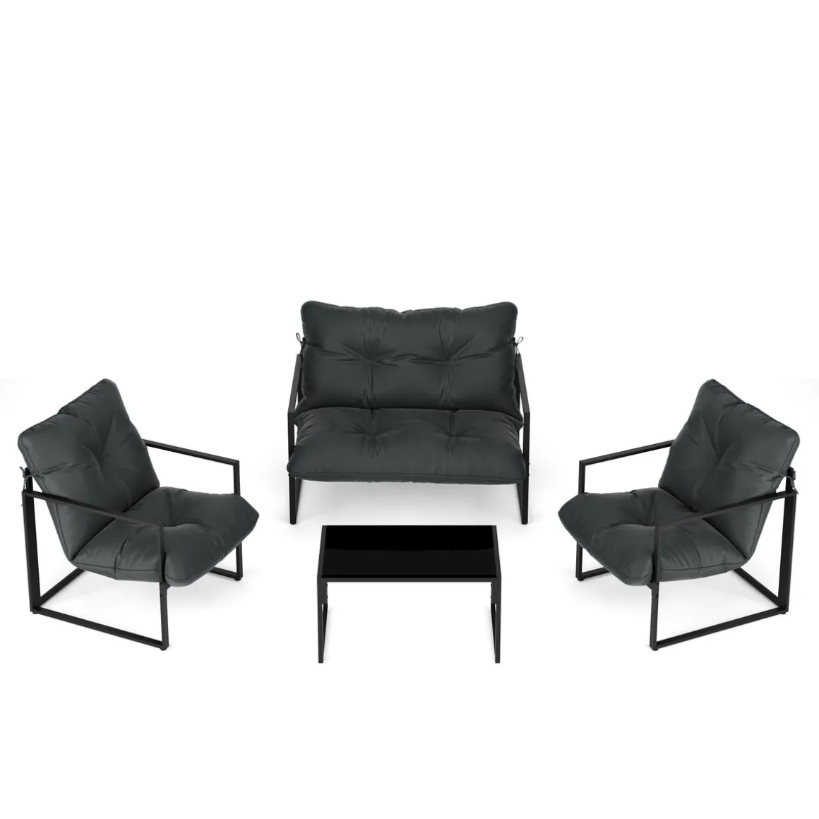 Lounge EDEM anthrazit/schwarz