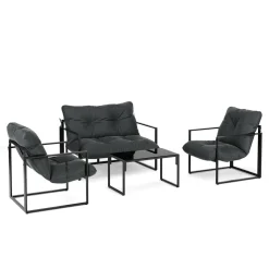 Lounge EDEM anthrazit/schwarz