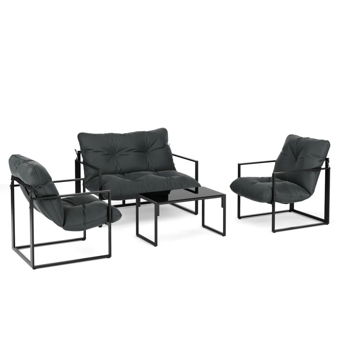 Lounge EDEM anthrazit/schwarz
