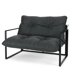 Lounge EDEM anthrazit/schwarz