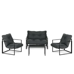 Lounge EDEM anthrazit/schwarz