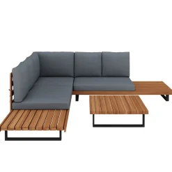 Lounge Holz ALCAZAR natur/anthrazit