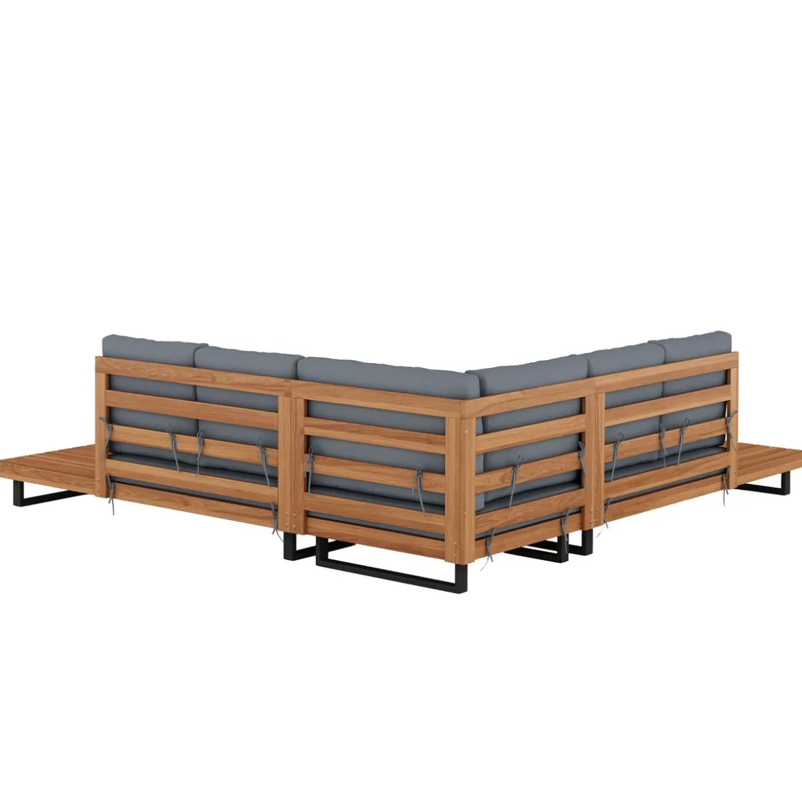 Lounge Holz ALCAZAR natur/anthrazit