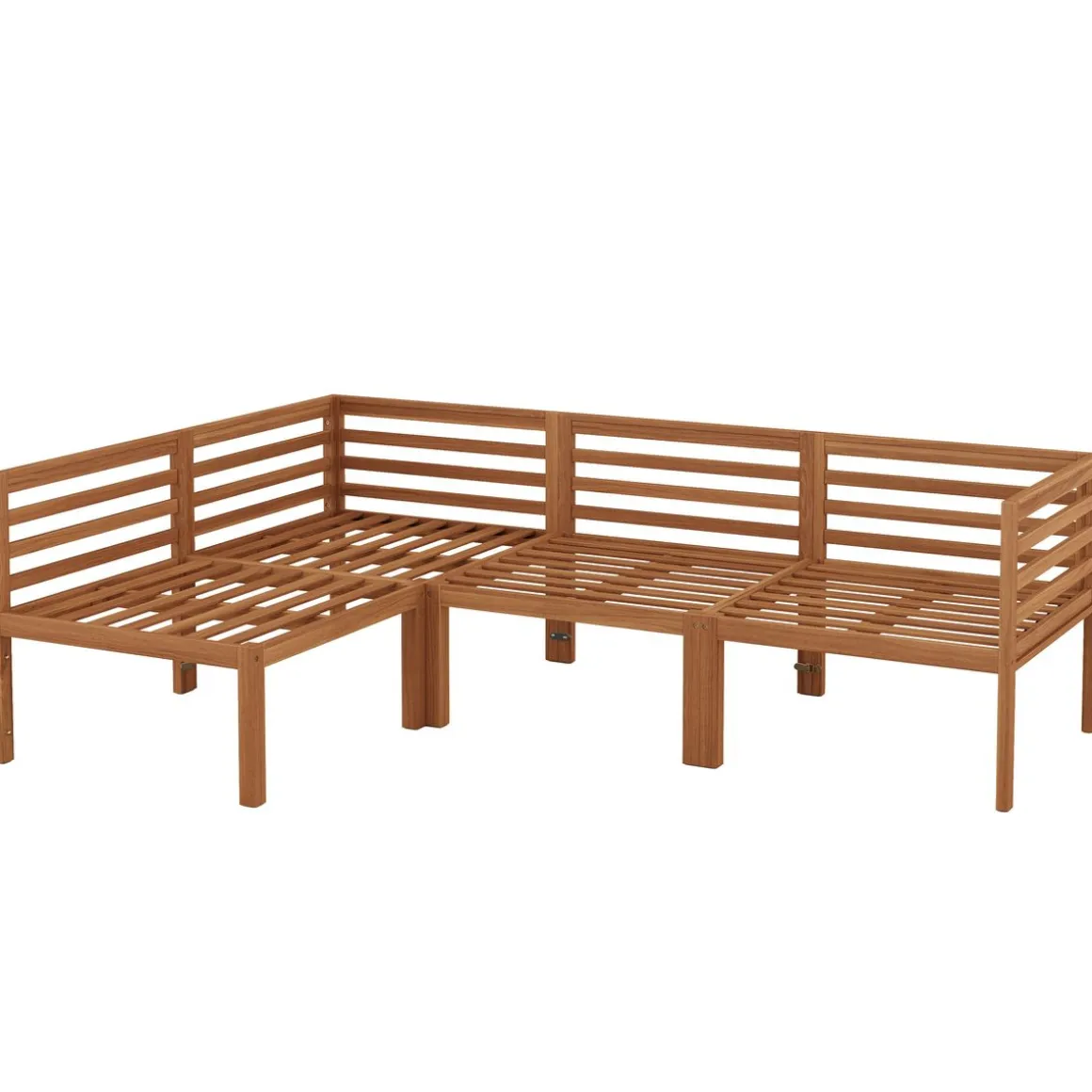 Lounge Holz ALTEA natur/grau