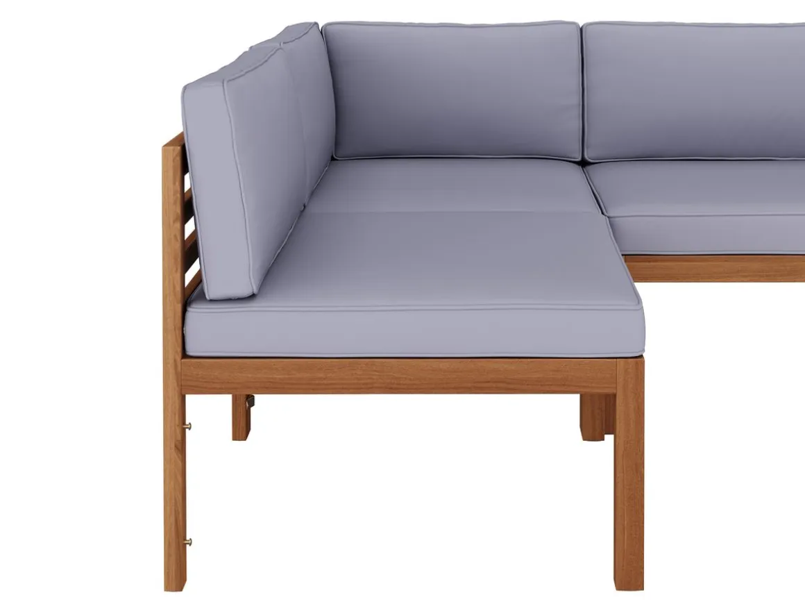 Lounge Holz ALTEA natur/grau