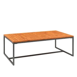 Lounge Holz MAVIS schwarz/natur/anthrazit