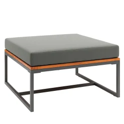 Lounge Holz MAVIS schwarz/natur/anthrazit
