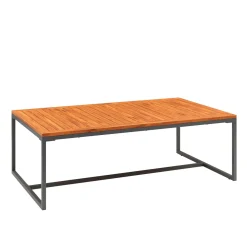 Lounge Holz MAVIS schwarz/natur/creme