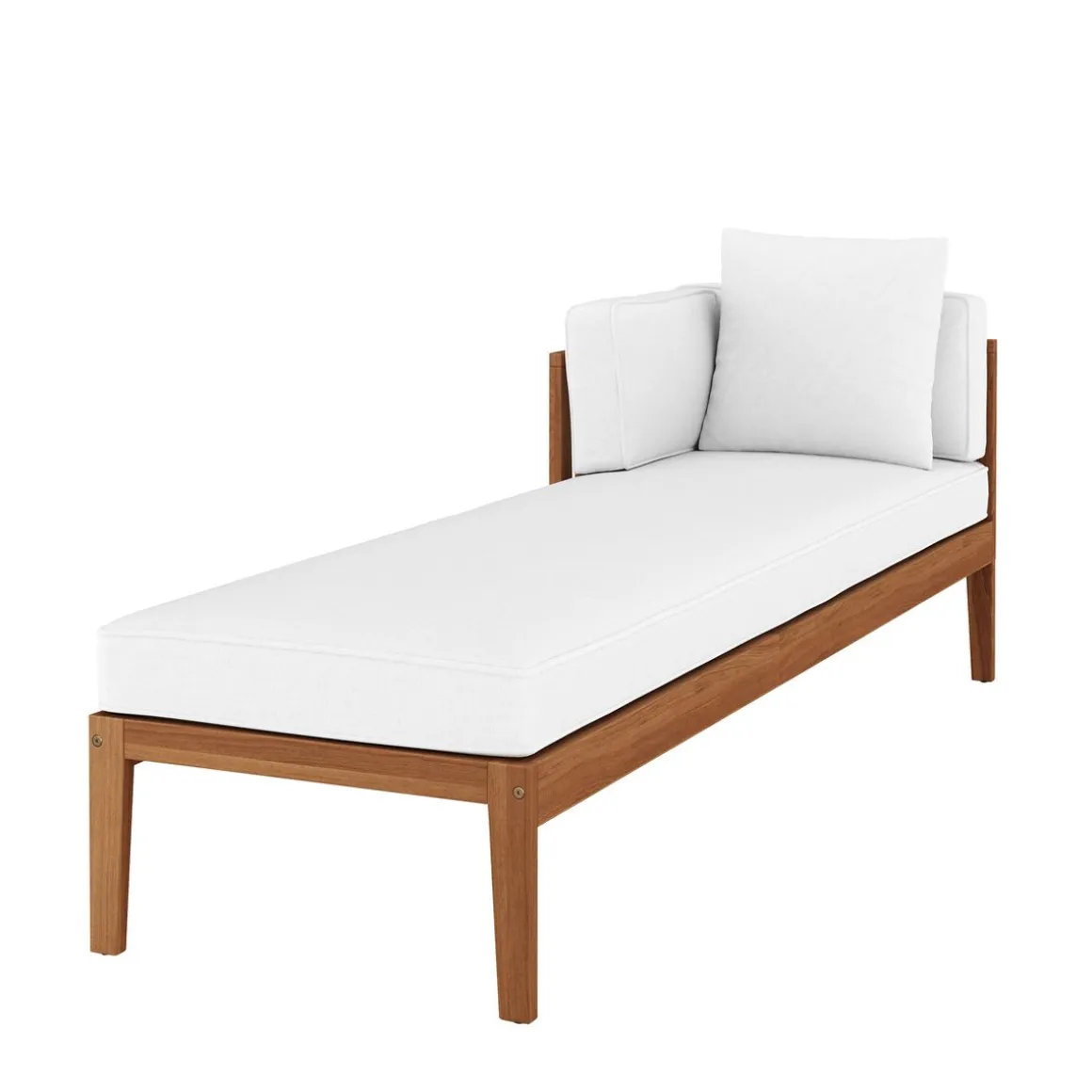 Lounge Holz PADUA natur/creme