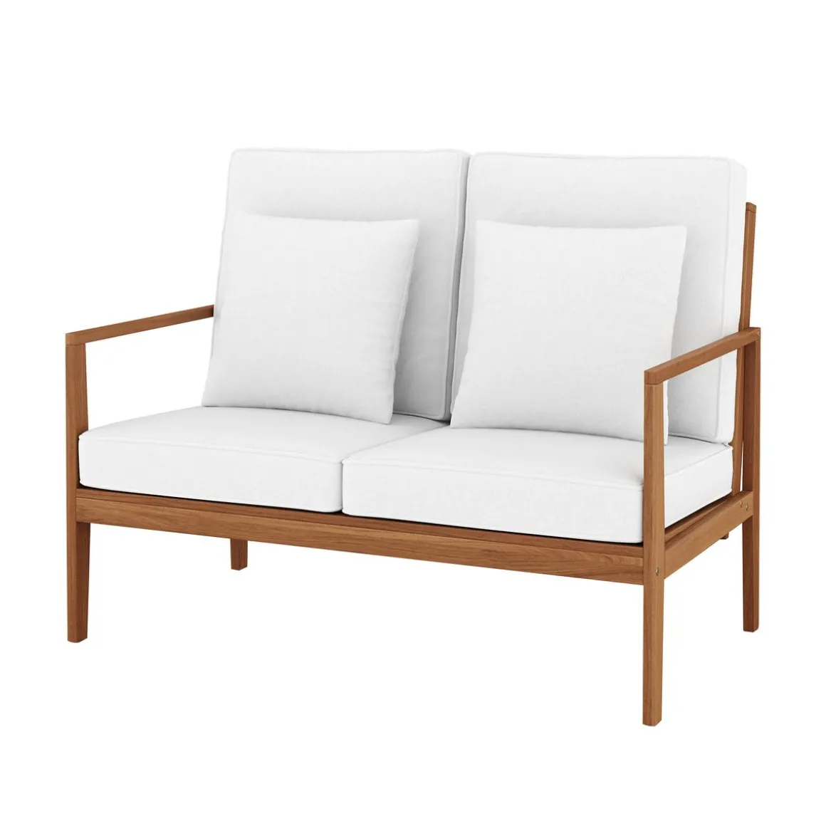 Lounge Holz PADUA natur/creme