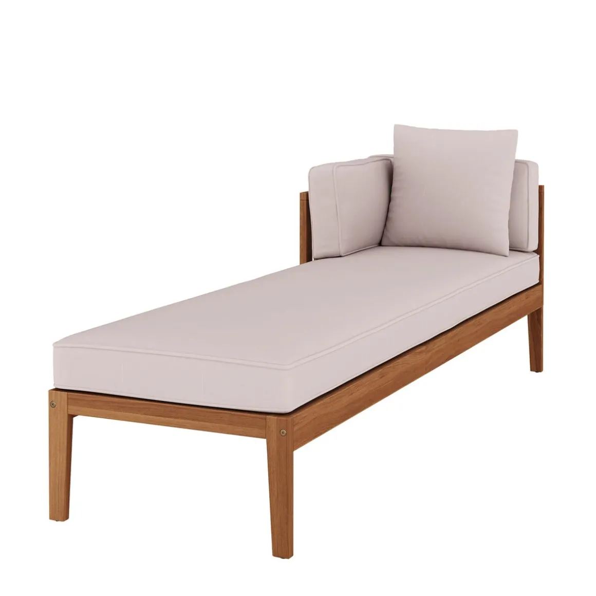 Lounge Holz PADUA natur/taupe