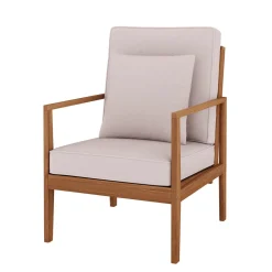 Lounge Holz PADUA natur/taupe