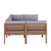 Lounge Holz TARIFA natur/grau