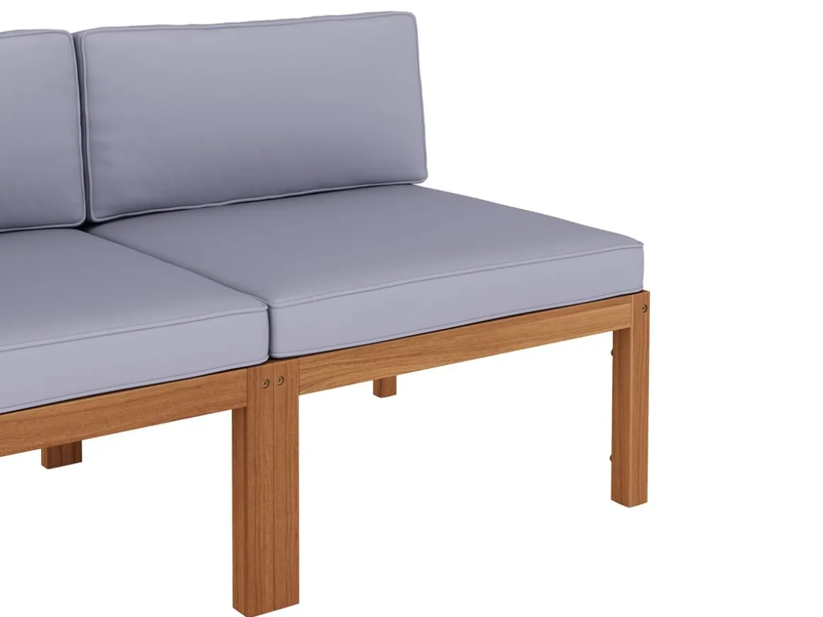 Lounge Holz TARIFA natur/grau