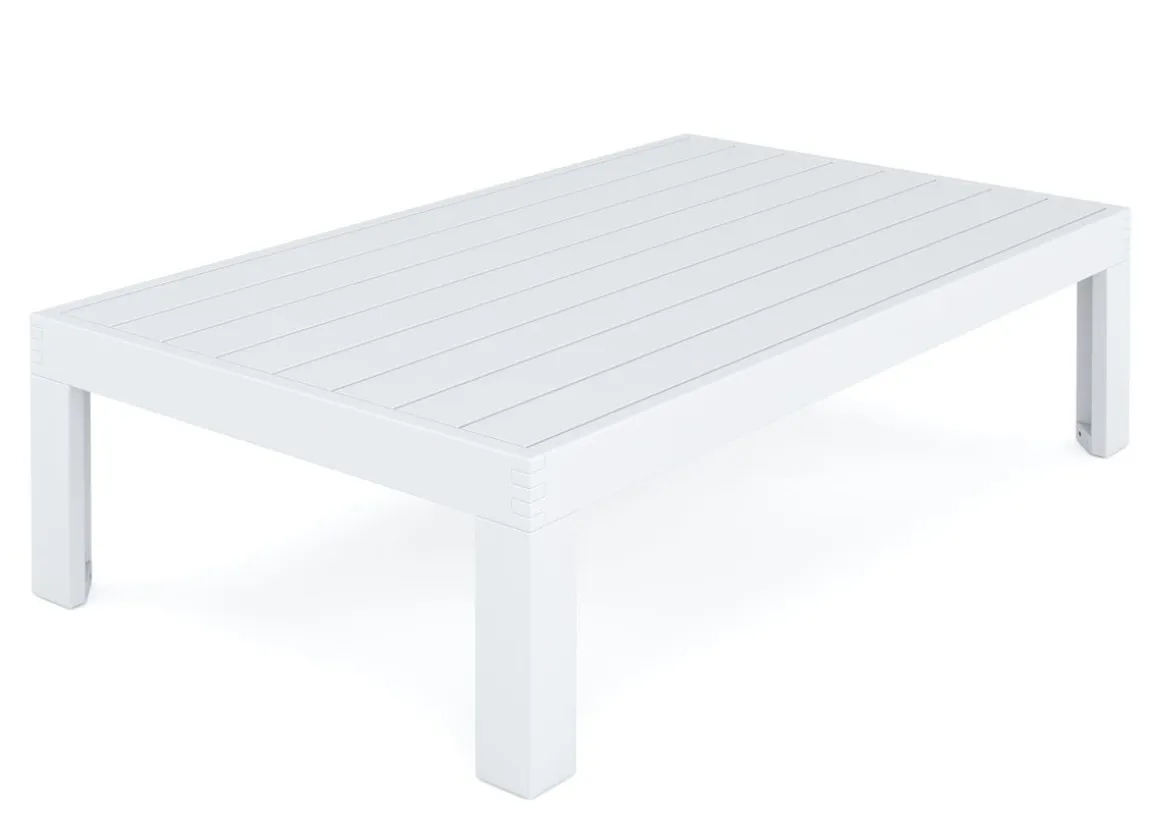 Lounge Holz TOLEDO weiss/grau