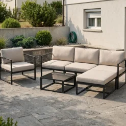 Lounge KASSANDRA hellgrau