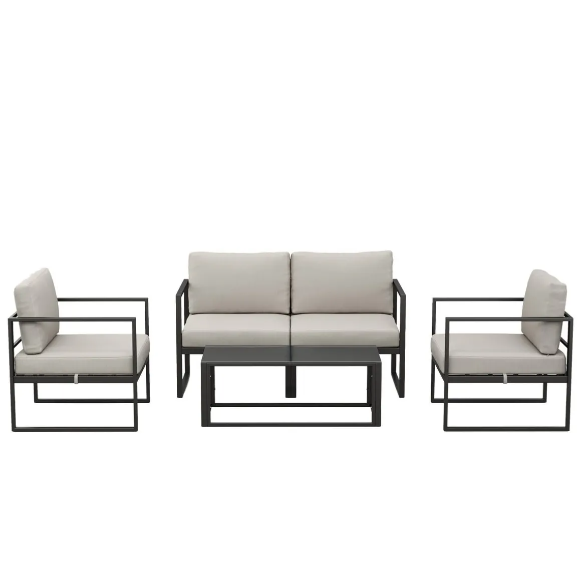 Lounge LEANDROS hellgrau