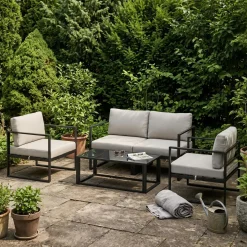 Lounge LEANDROS hellgrau