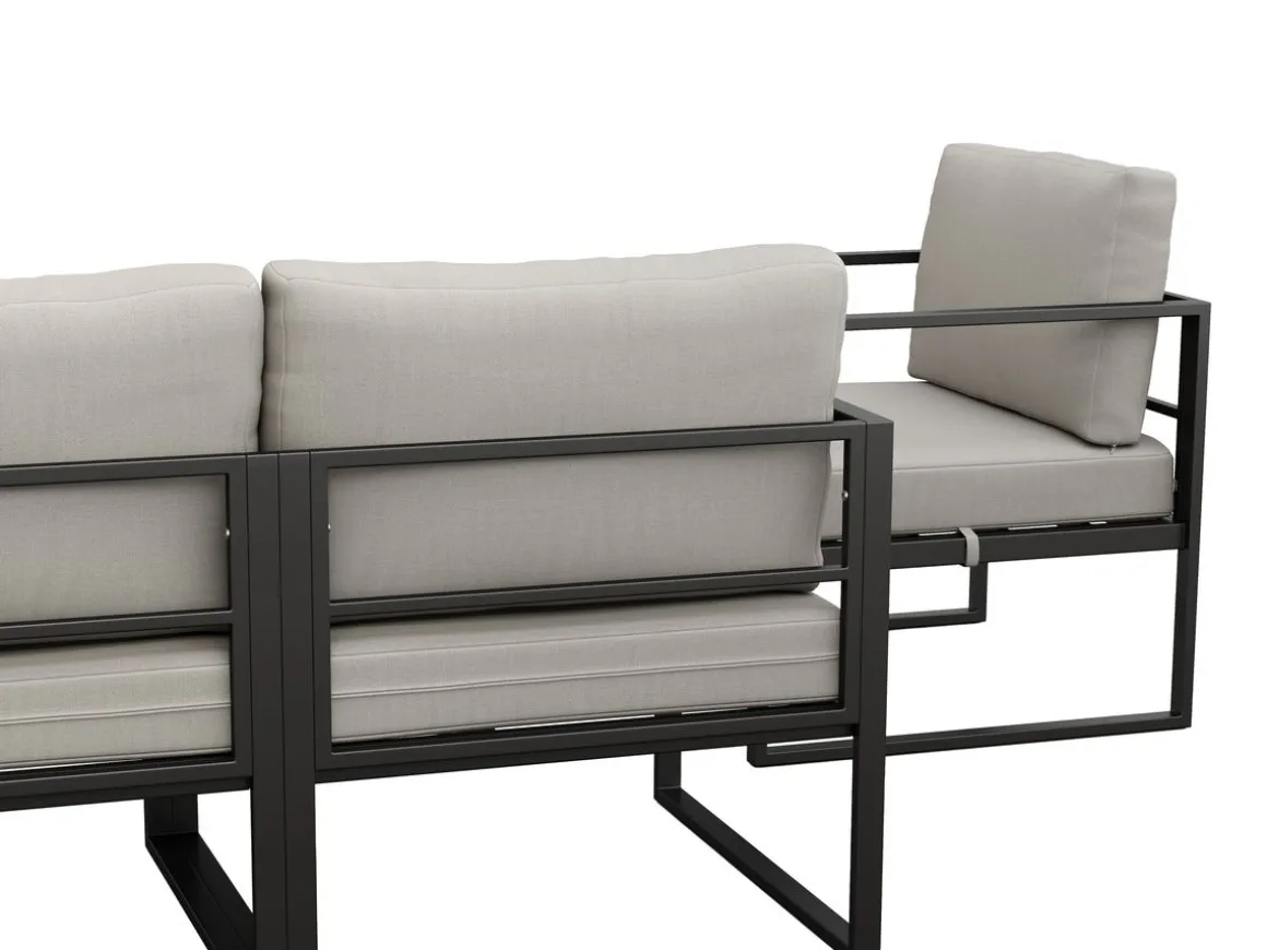 Lounge LEANDROS hellgrau