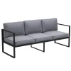 Lounge LUANDA schwarz/anthrazit