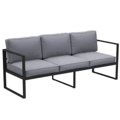 Lounge LUANDA schwarz/anthrazit