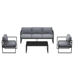 Lounge LUANDA schwarz/anthrazit