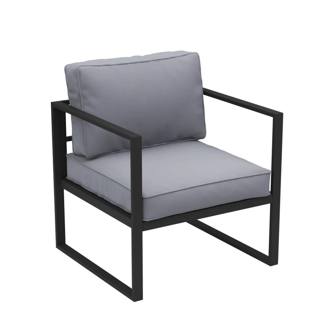 Lounge LUANDA schwarz/anthrazit