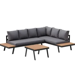 Lounge PHILOMEA anthrazit/schwarz