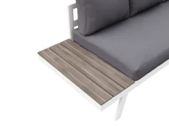 Lounge PHILOMEA anthrazit/weiss