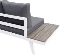 Lounge PHILOMEA anthrazit/weiss
