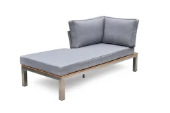 Lounge PORTOFINO 3-Sitzer grau
