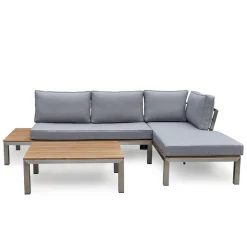 Lounge PORTOFINO 3-Sitzer grau