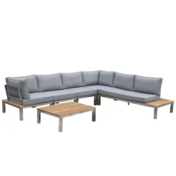 Lounge PORTOFINO 6-Sitzer grau