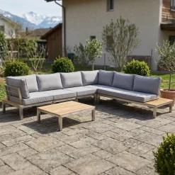 Lounge PORTOFINO 6-Sitzer grau
