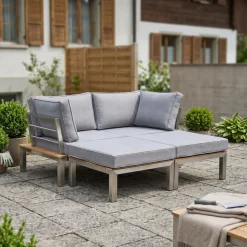 Lounge PORTOFINO 2-Sitzer grau