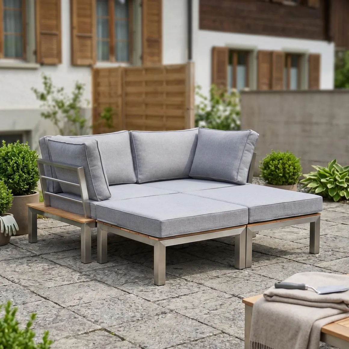 Lounge PORTOFINO 2-Sitzer grau