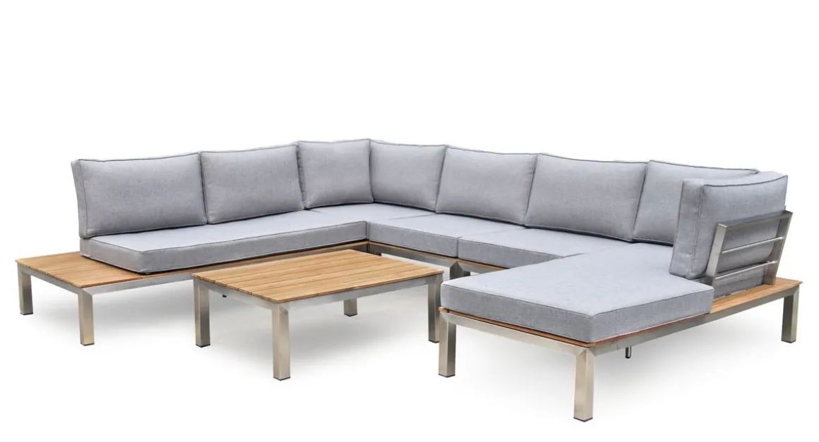 Lounge PORTOFINO 7-Sitzer grau