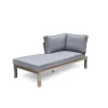 Lounger Gartenliege PORTOFINO grau